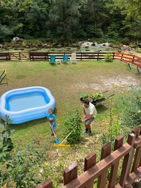 Apartmaji In Sobe Cuder Soča المظهر الخارجي الصورة